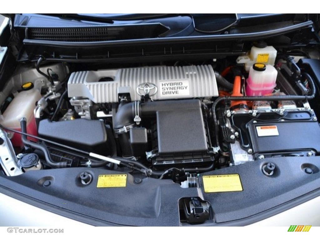 2013 Prius v Two Hybrid - Classic Silver Metallic / Misty Gray photo #27