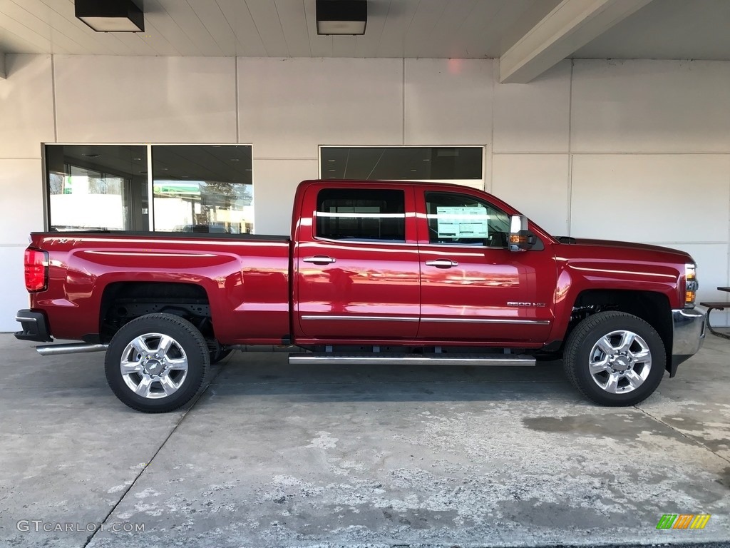 Cajun Red Tintcoat 2018 Chevrolet Silverado 2500HD LTZ Crew Cab 4x4 Exterior Photo #124305671