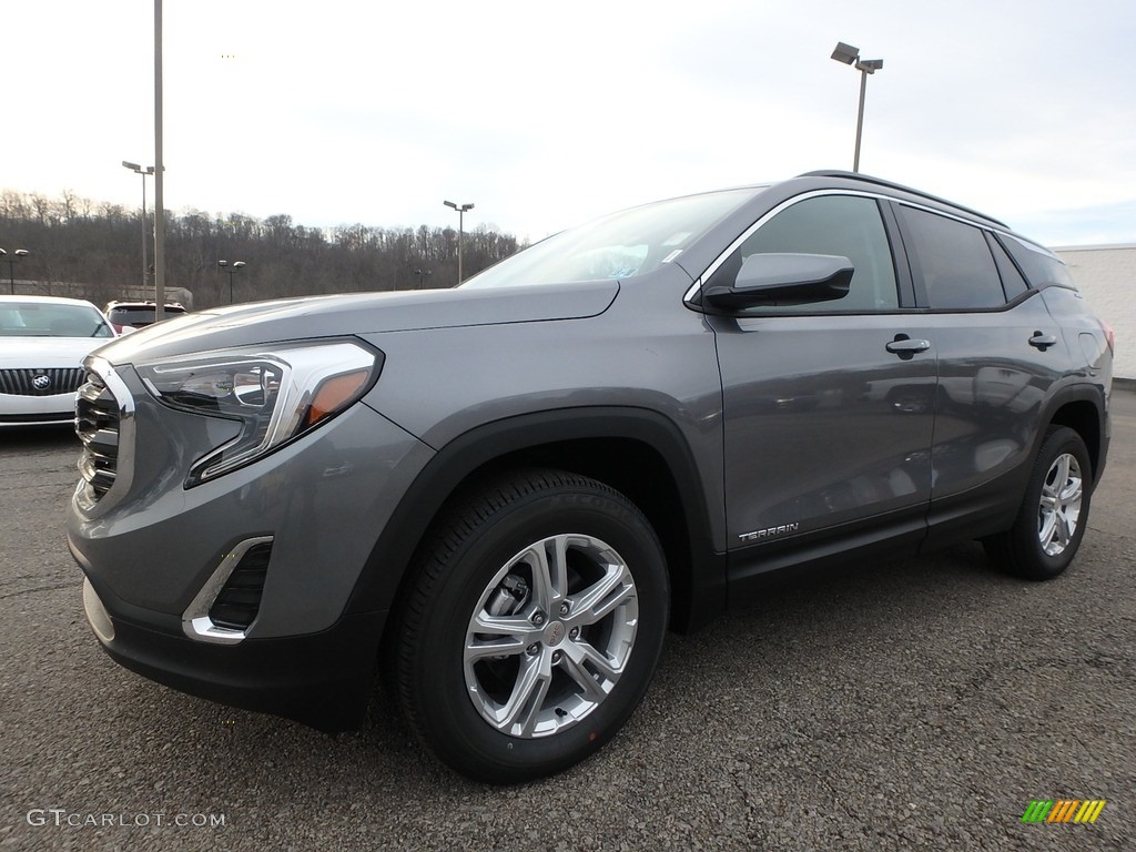 2018 Terrain SLE AWD - Satin Steel Metallic / ­Jet Black photo #1