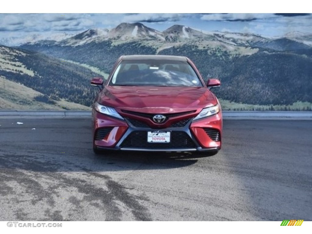 2018 Camry XSE V6 - Ruby Flare Pearl / Black photo #2