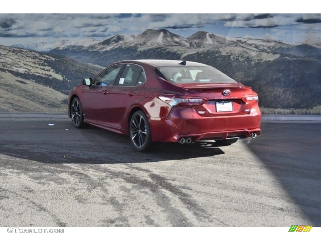 2018 Camry XSE V6 - Ruby Flare Pearl / Black photo #3