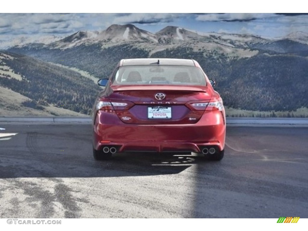 2018 Camry XSE V6 - Ruby Flare Pearl / Black photo #4