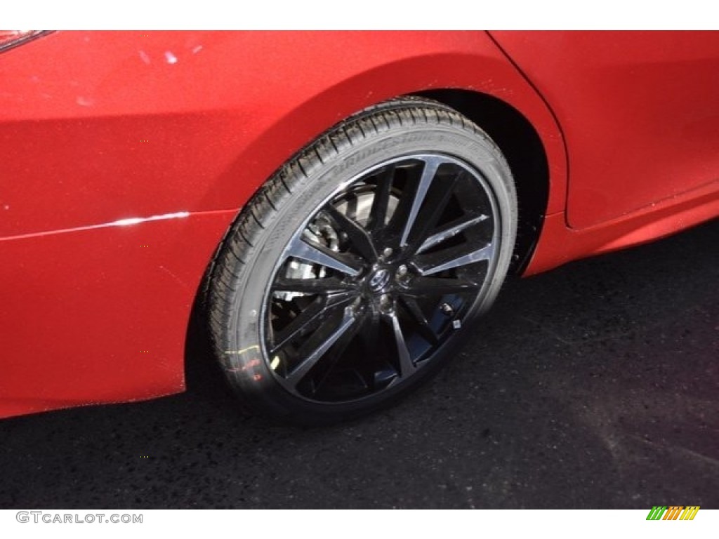 2018 Camry XSE V6 - Ruby Flare Pearl / Black photo #9