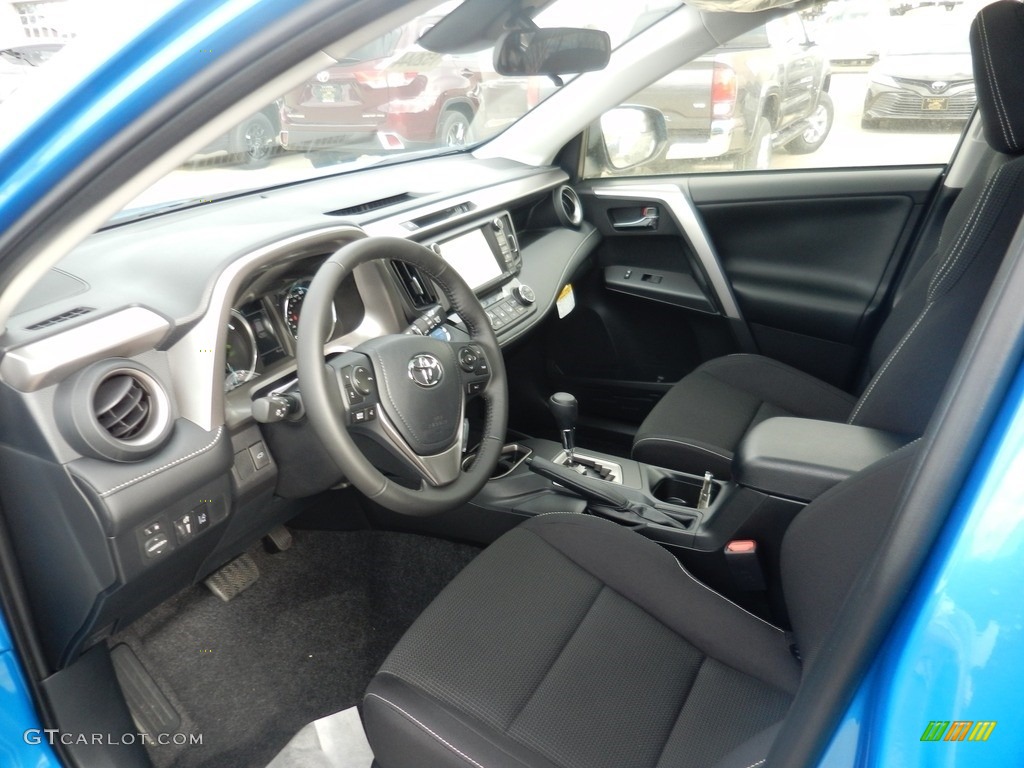 2018 RAV4 XLE AWD Hybrid - Electric Storm Blue / Black photo #3
