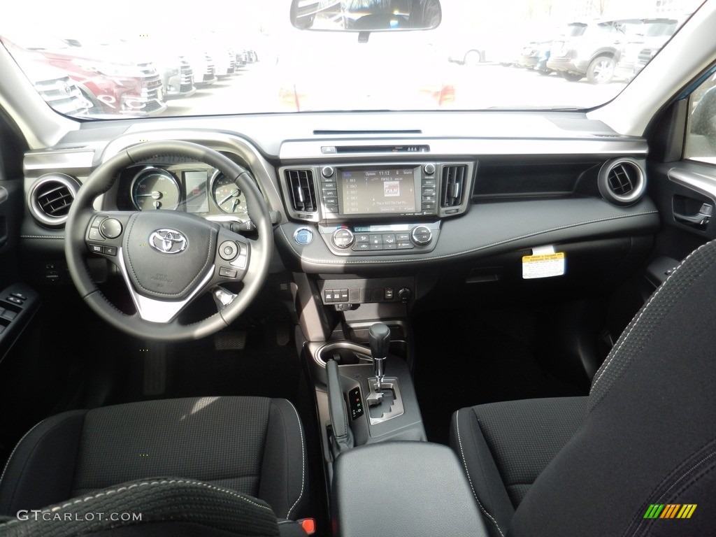 2018 RAV4 XLE AWD Hybrid - Electric Storm Blue / Black photo #4
