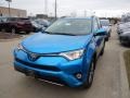 Electric Storm Blue 2018 Toyota RAV4 XLE AWD Hybrid