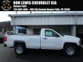 2018 Summit White Chevrolet Silverado 1500 WT Regular Cab 4x4  photo #1