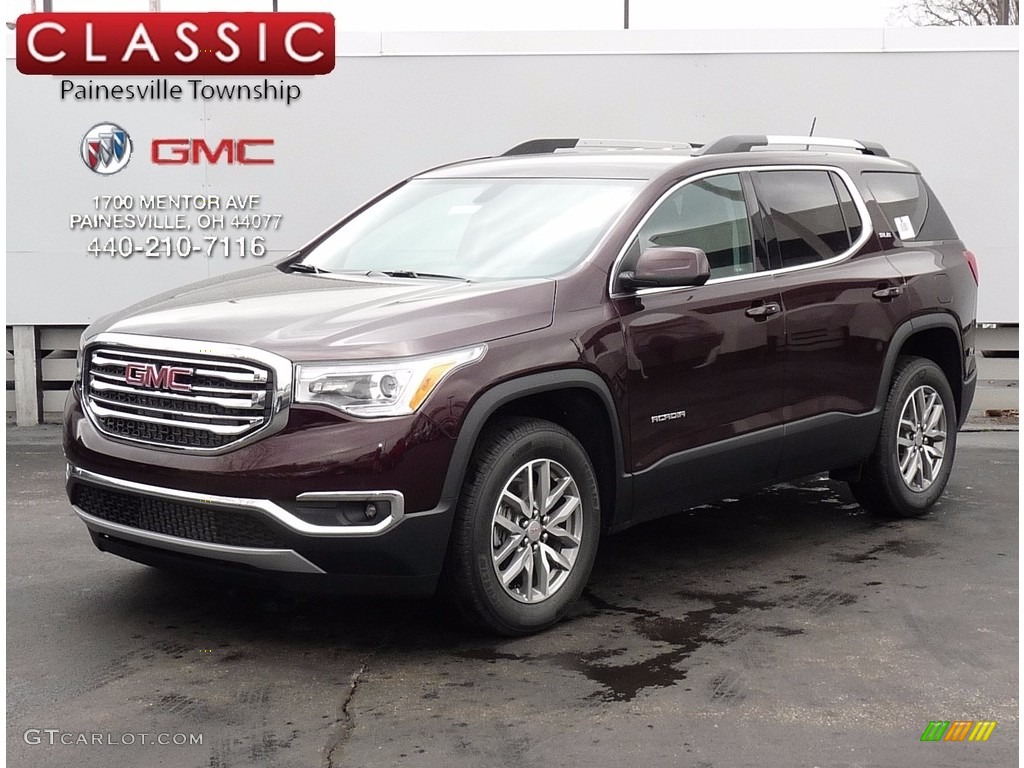 2017 Acadia SLE - Black Cherry Metallic / Jet Black photo #1