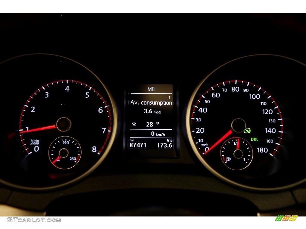 2013 GTI 4 Door Autobahn Edition - Carbon Steel Gray Metallic / Titan Black photo #7