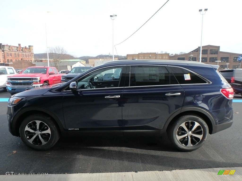 2018 Sorento EX V6 AWD - Blaze Blue / Black photo #7