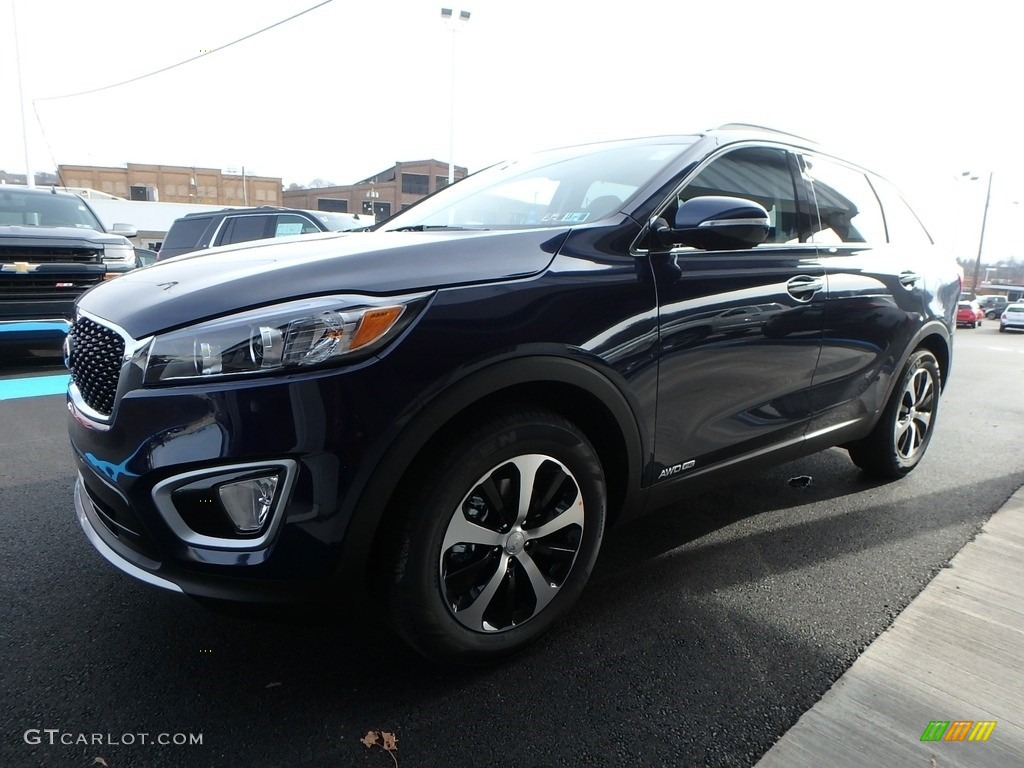 2018 Sorento EX V6 AWD - Blaze Blue / Black photo #8