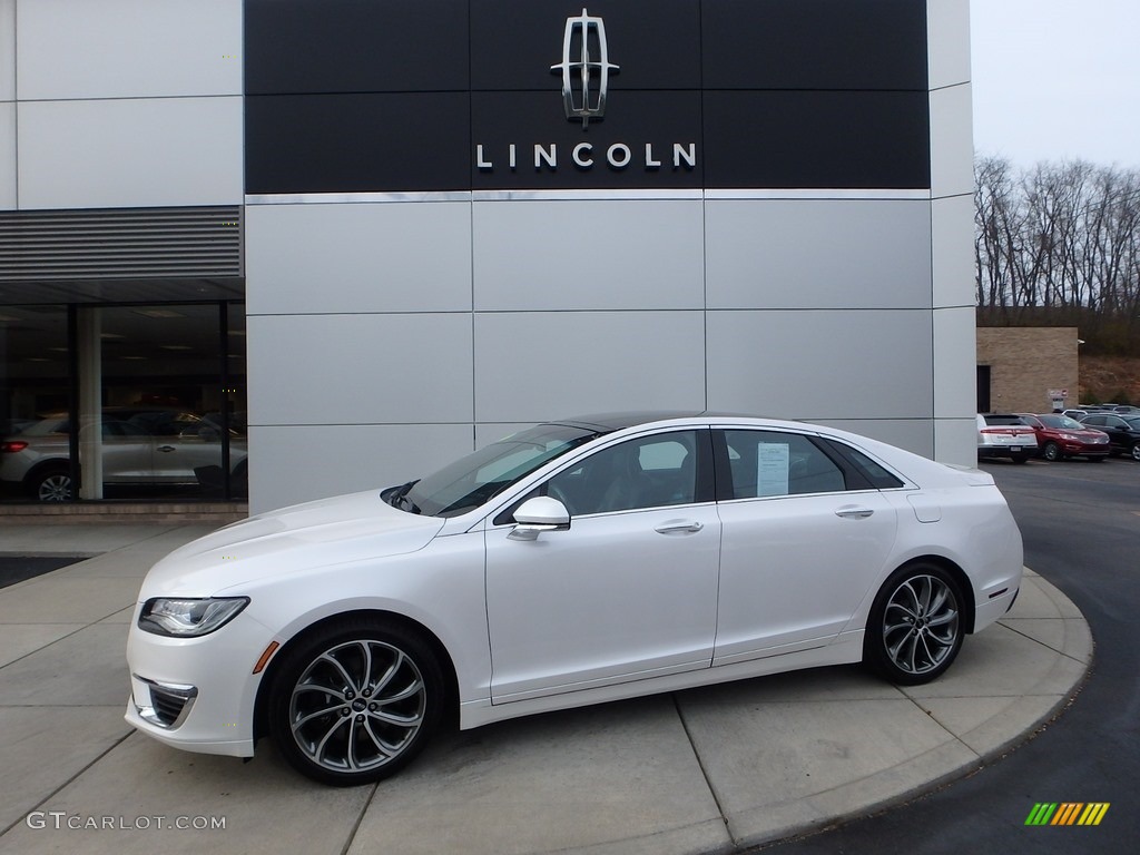 White Platinum Lincoln MKZ