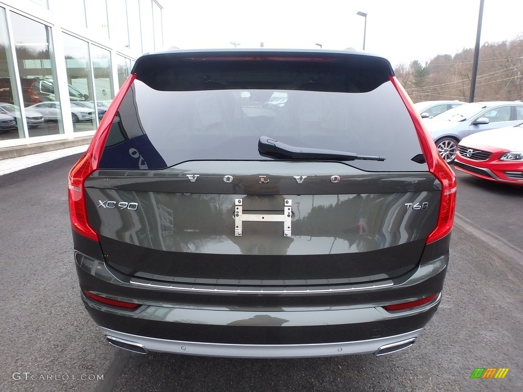 2018 XC90 T6 AWD Momentum - Pine Grey Metallic / Blonde photo #3