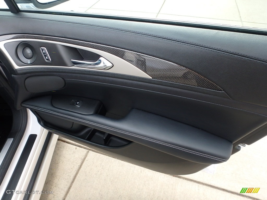 2017 Lincoln MKZ Reserve AWD Ebony/Touring White Door Panel Photo #124312892