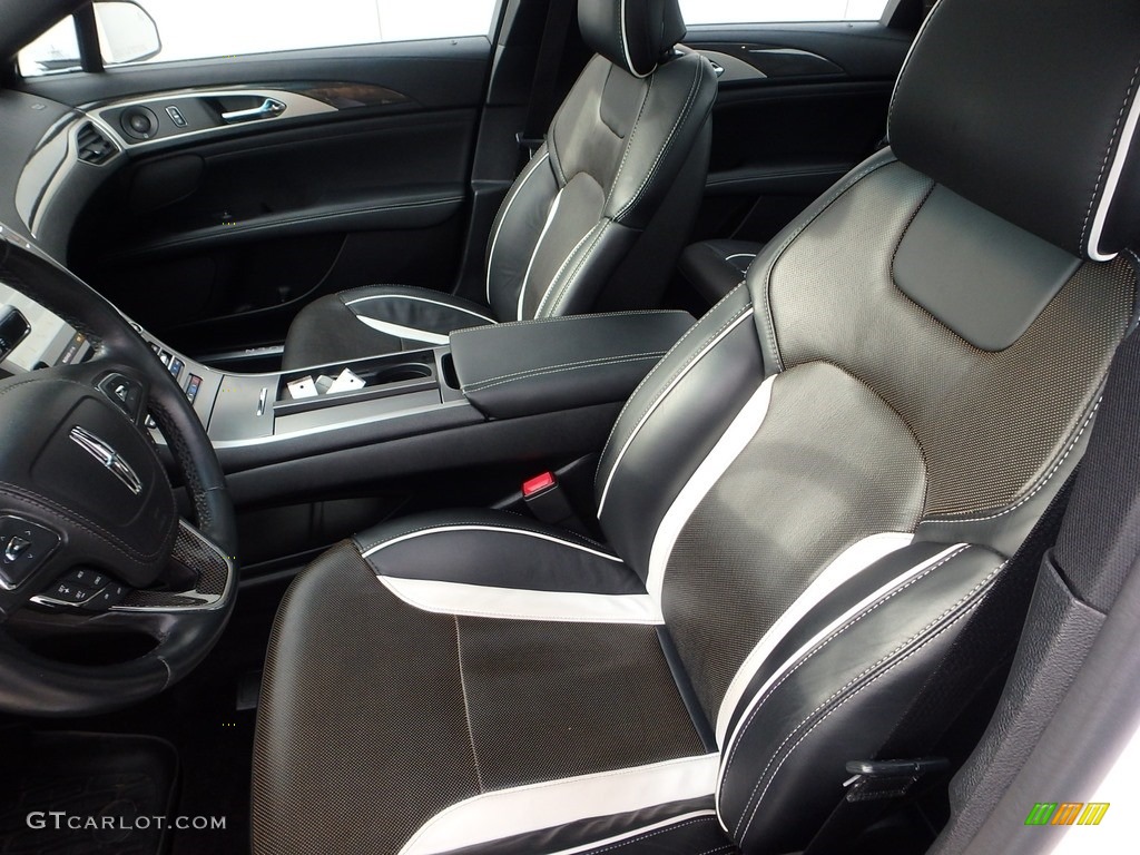 Ebony/Touring White Interior 2017 Lincoln MKZ Reserve AWD Photo #124312940