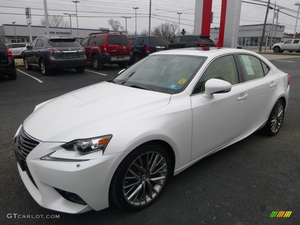 2014 IS 250 F Sport AWD - Ultra White / Parchment photo #8