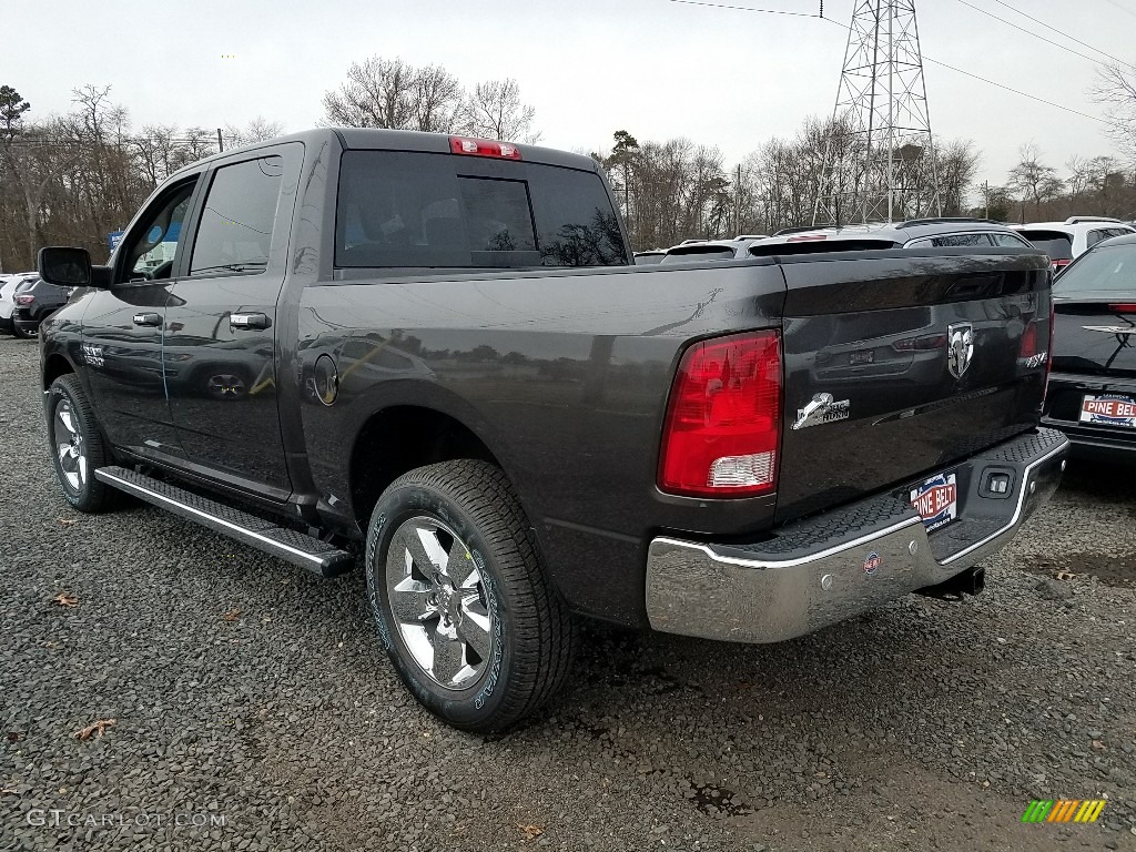 2018 1500 Big Horn Crew Cab 4x4 - Granite Crystal Metallic / Black/Diesel Gray photo #4