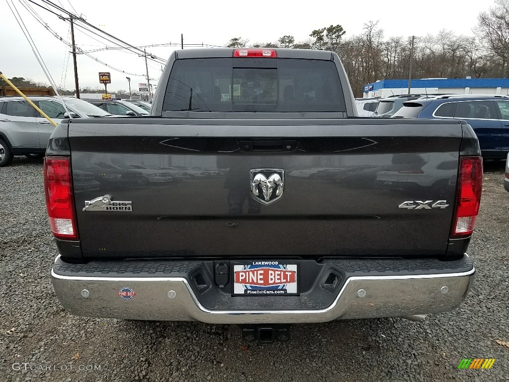 2018 1500 Big Horn Crew Cab 4x4 - Granite Crystal Metallic / Black/Diesel Gray photo #5