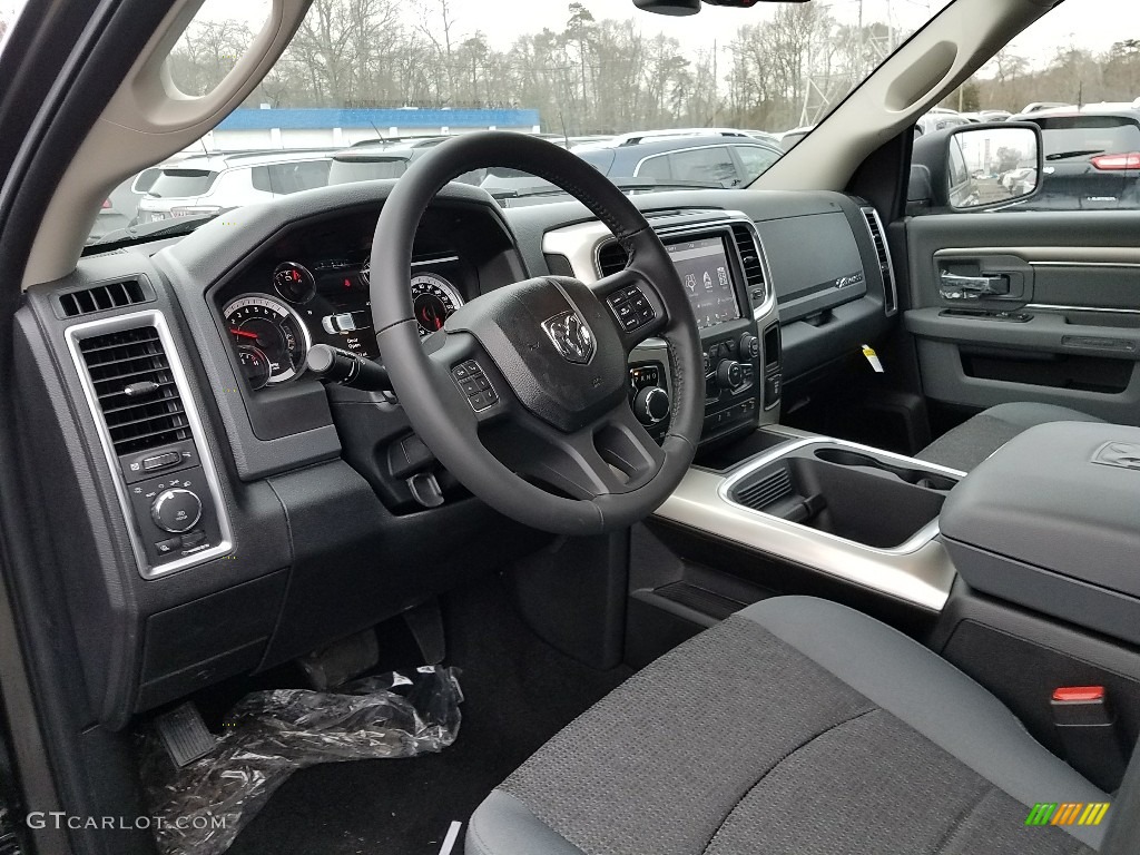 2018 1500 Big Horn Crew Cab 4x4 - Granite Crystal Metallic / Black/Diesel Gray photo #7
