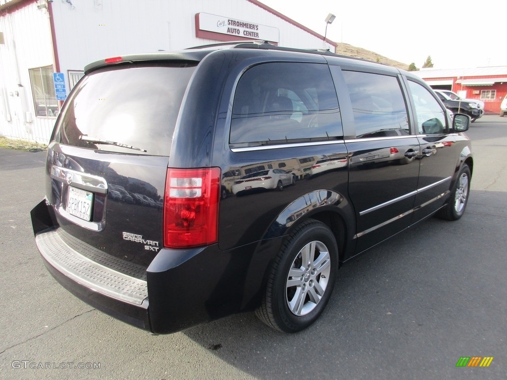 2010 Grand Caravan SXT - Deep Water Blue Pearl Coat / Medium Slate Gray/Light Shale photo #7