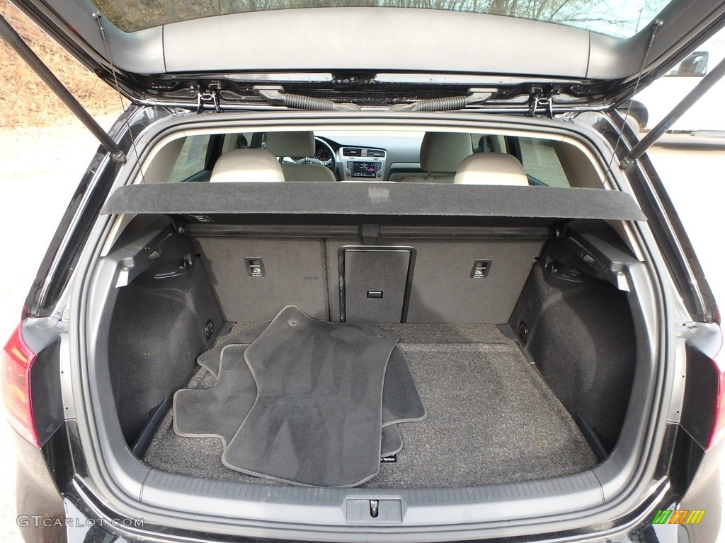 2017 Golf 4 Door 1.8T Wolfsburg - Black / Beige photo #5