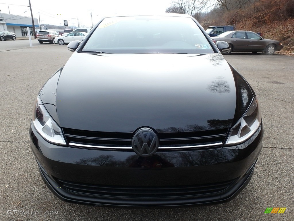 2017 Golf 4 Door 1.8T Wolfsburg - Black / Beige photo #9
