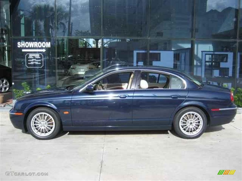 2006 S-Type 3.0 - Indigo Blue Metallic / Ivory photo #3