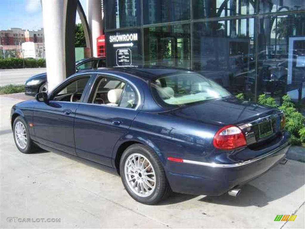 2006 S-Type 3.0 - Indigo Blue Metallic / Ivory photo #4