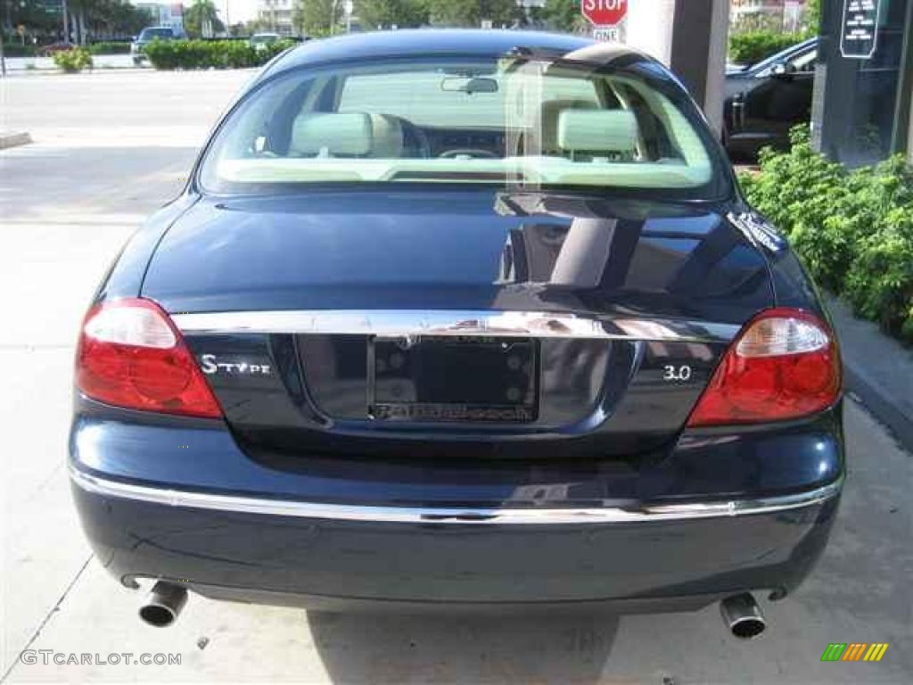 2006 S-Type 3.0 - Indigo Blue Metallic / Ivory photo #5