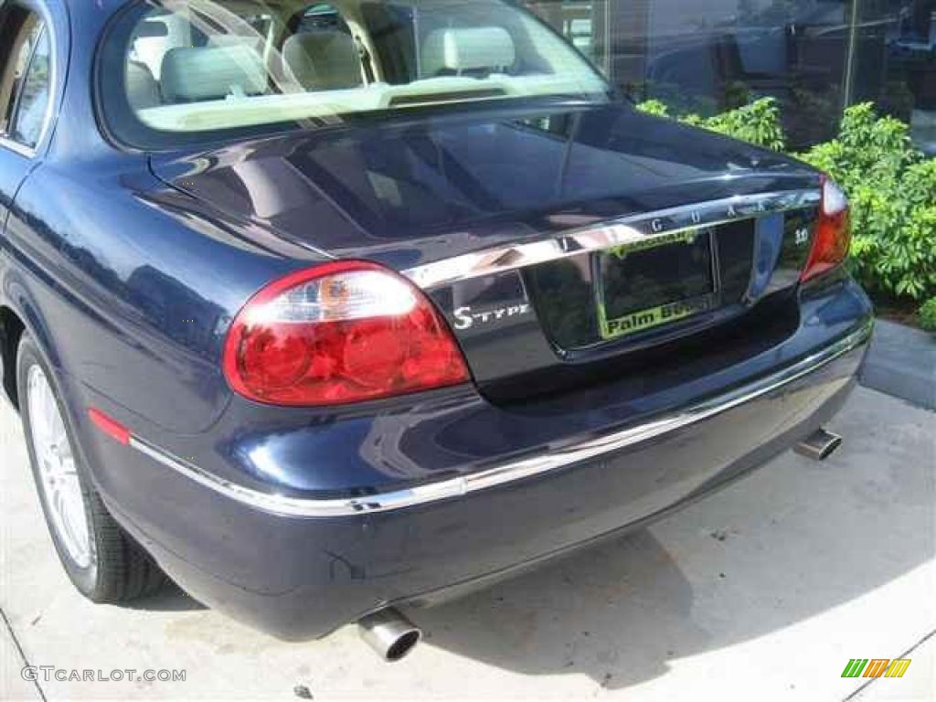 2006 S-Type 3.0 - Indigo Blue Metallic / Ivory photo #6