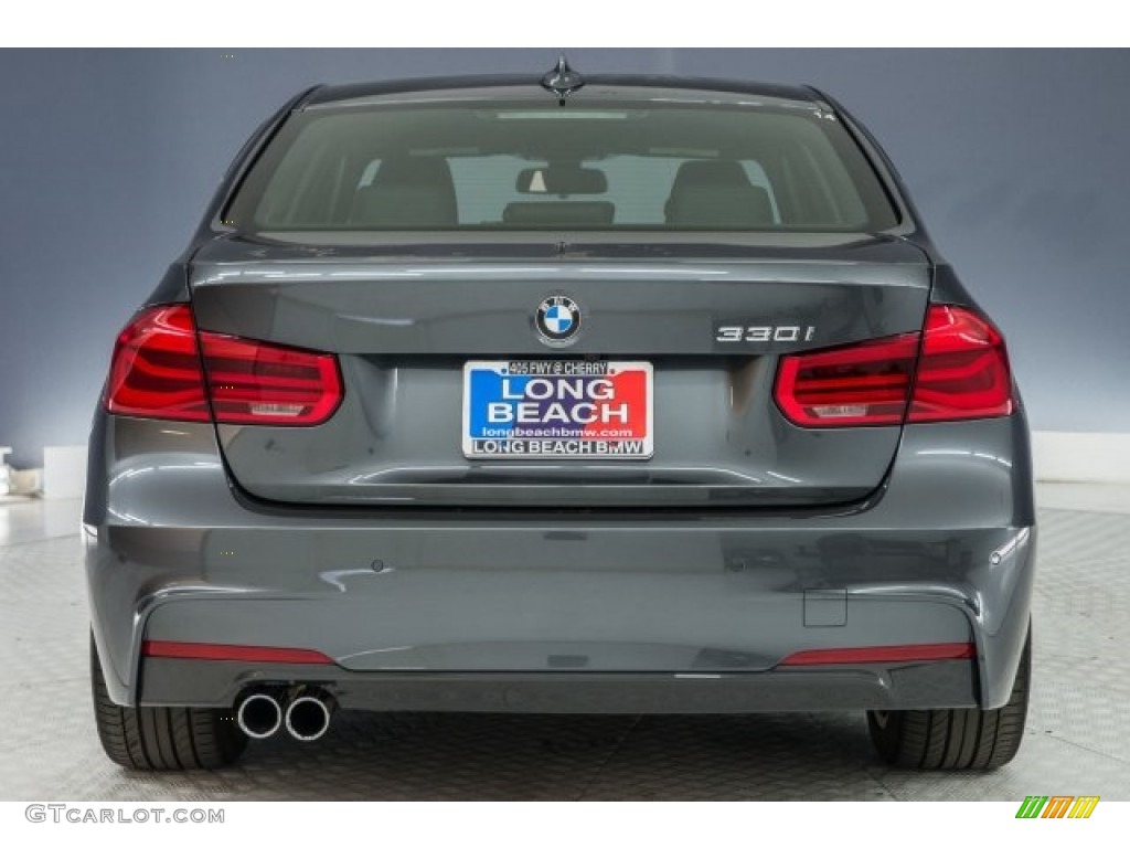 2017 3 Series 330i Sedan - Mineral Grey Metallic / Black photo #3