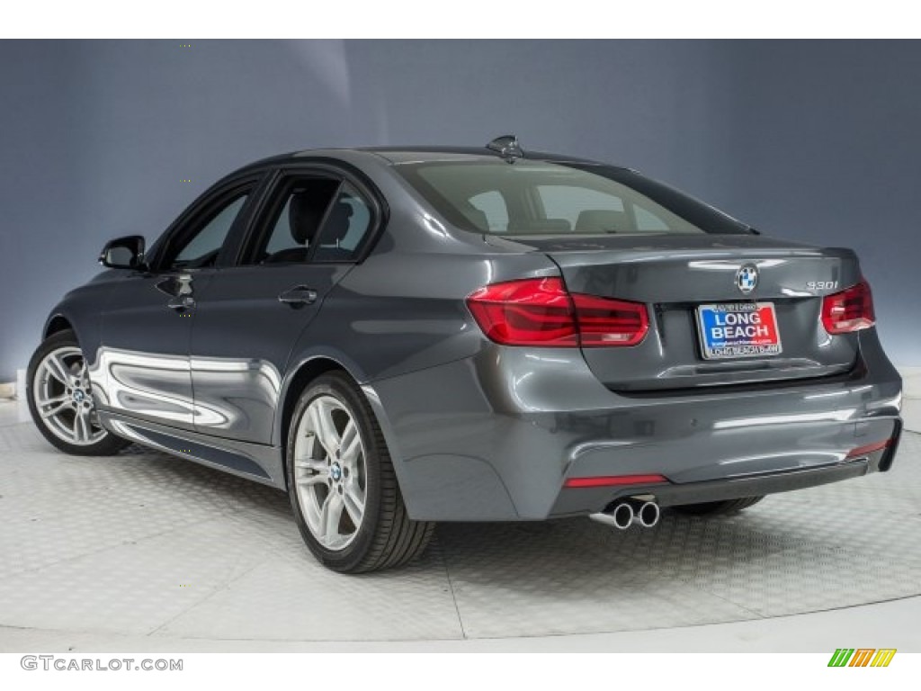 2017 3 Series 330i Sedan - Mineral Grey Metallic / Black photo #10