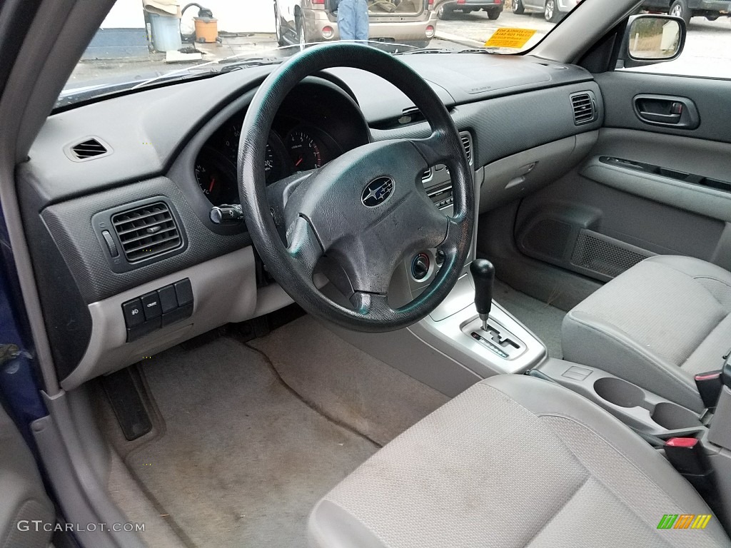 2003 Forester 2.5 X - Pacifica Blue Metallic / Gray photo #4