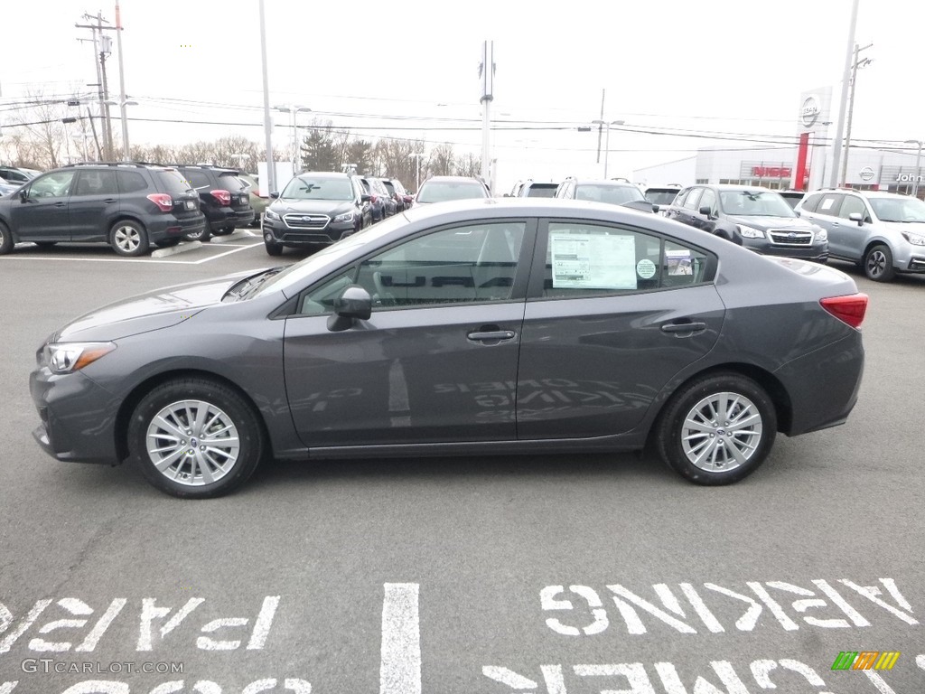 2018 Impreza 2.0i Premium 4-Door - Magnetite Gray Metallic / Black photo #7