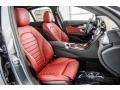 2018 Mercedes-Benz C Cranberry Red/Black Interior Interior Photo