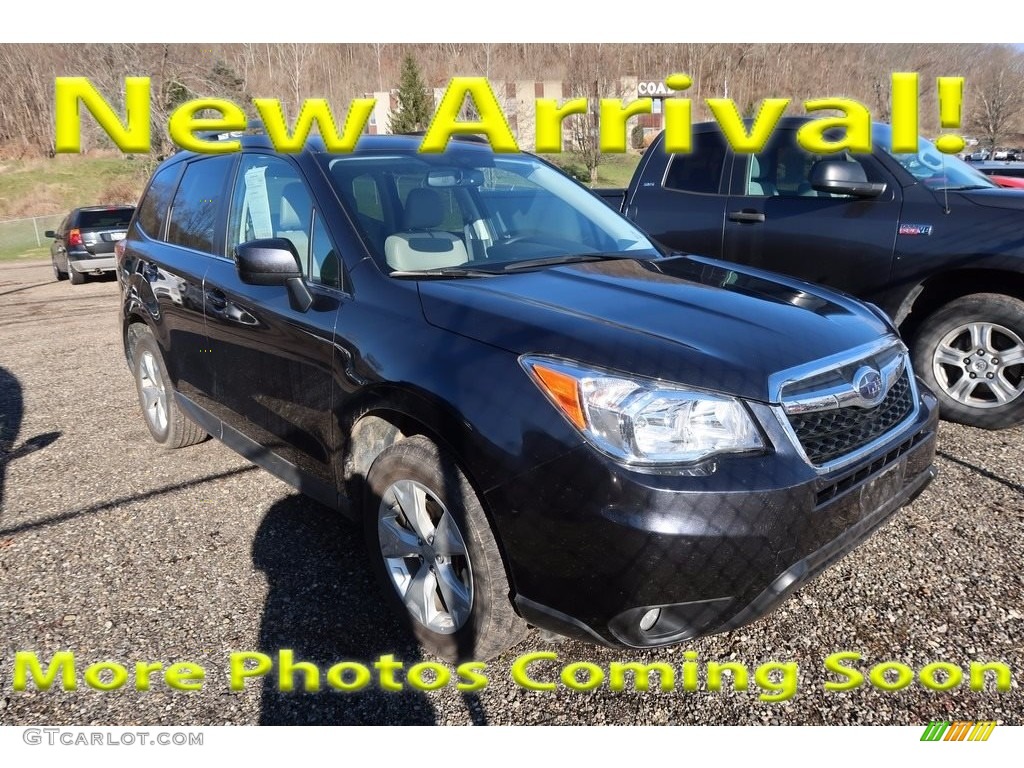 2016 Forester 2.5i Limited - Dark Gray Metallic / Gray photo #1