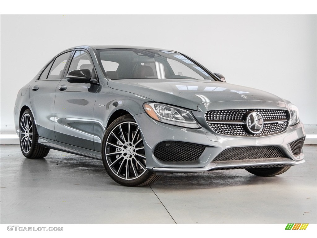 Selenite Grey Metallic 2018 Mercedes-Benz C 43 AMG 4Matic Sedan Exterior Photo #124317779