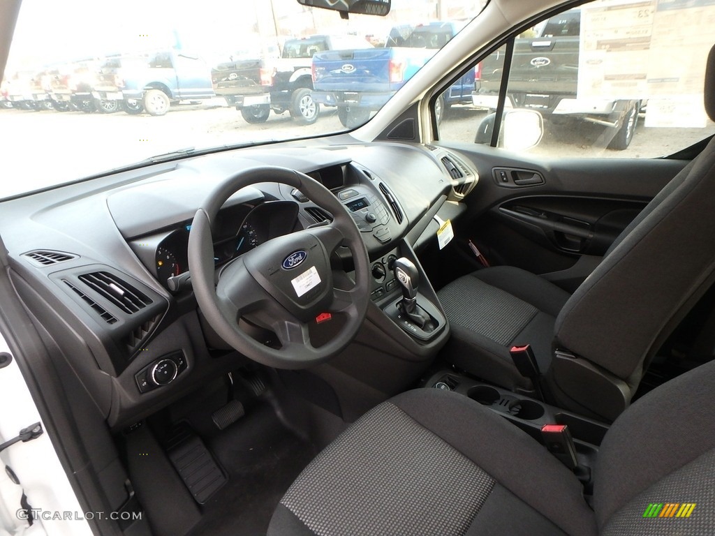 Charcoal Black Interior 2018 Ford Transit Connect XL Van Photo #124317947