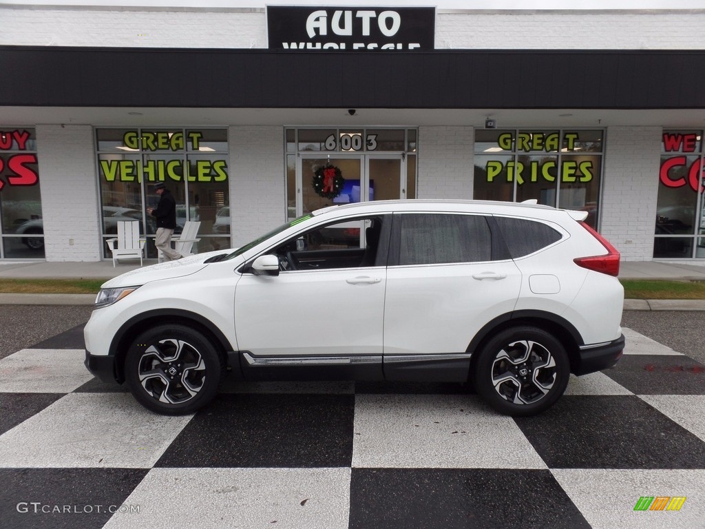 White Diamond Pearl Honda CR-V