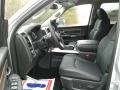 Black/Diesel Gray 2017 Ram 1500 Laramie Crew Cab 4x4 Interior Color