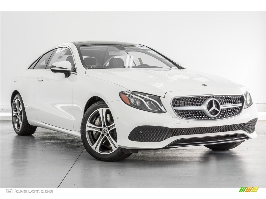 2018 E 400 Coupe - Polar White / Black photo #12