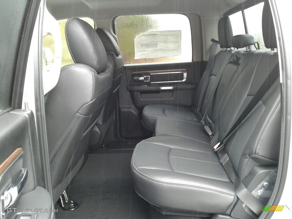 Black/Diesel Gray Interior 2017 Ram 1500 Laramie Crew Cab 4x4 Photo #124319180