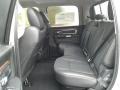 2017 Ram 1500 Black/Diesel Gray Interior Rear Seat Photo
