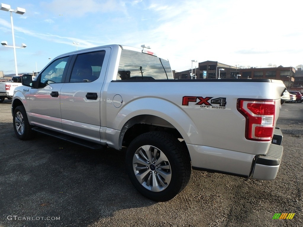 2018 F150 STX SuperCrew 4x4 - Ingot Silver / Black photo #4