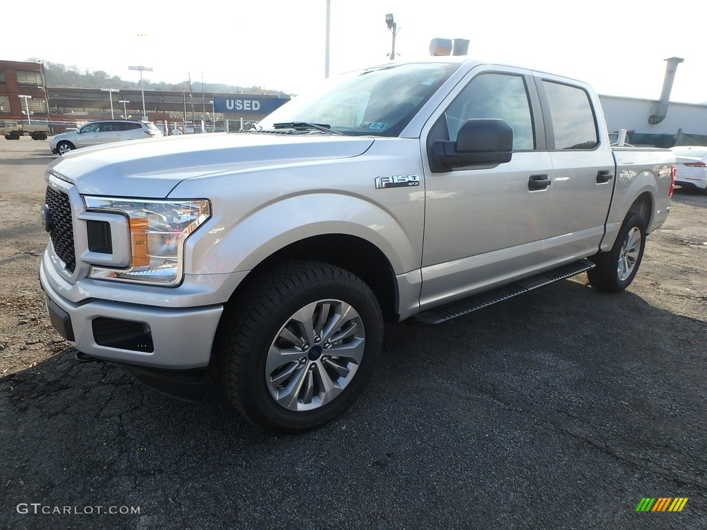 2018 F150 STX SuperCrew 4x4 - Ingot Silver / Black photo #6
