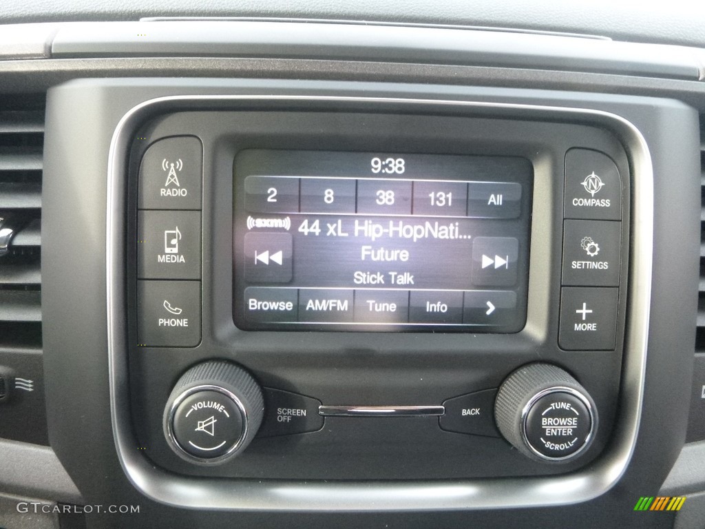 2018 1500 Express Quad Cab 4x4 - Brilliant Black Crystal Pearl / Black/Diesel Gray photo #18