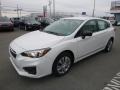 Crystal White Pearl 2018 Subaru Impreza 2.0i 5-Door Exterior