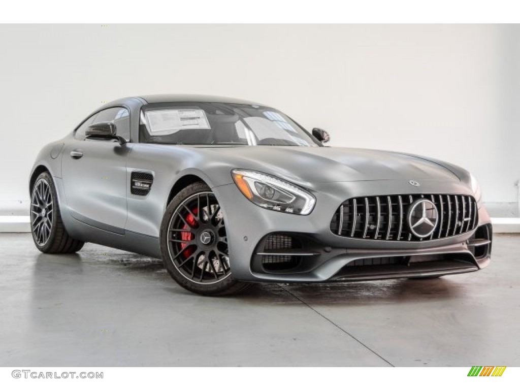 designo Selenite Grey Magno (Matte) 2018 Mercedes-Benz AMG GT S Coupe Exterior Photo #124321397