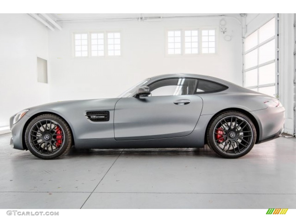 designo Selenite Grey Magno (Matte) 2018 Mercedes-Benz AMG GT S Coupe Exterior Photo #124321472