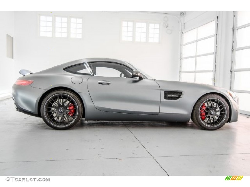 designo Selenite Grey Magno (Matte) 2018 Mercedes-Benz AMG GT S Coupe Exterior Photo #124321484
